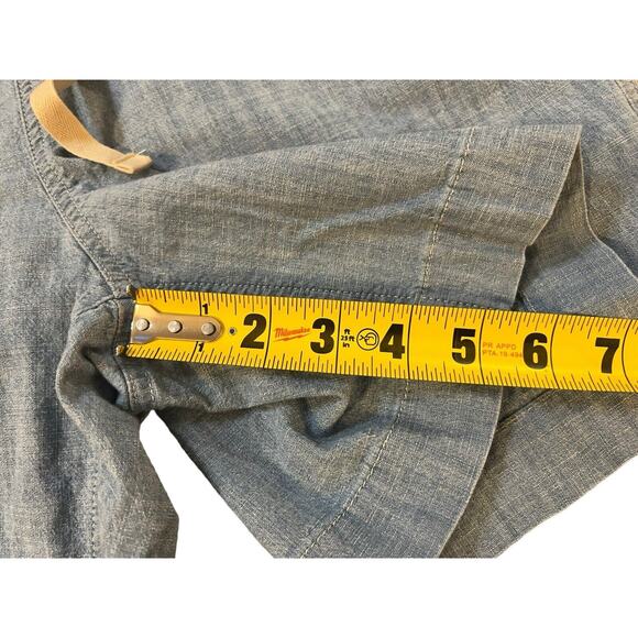 LL Bean Womens Shorts Size 6 Denim Favorite Fit Casual Drawstring Elastic Waist - Picture 6 of 6